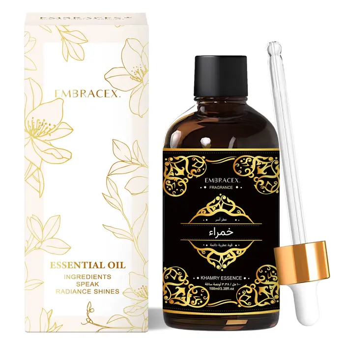 Huile Essentielle Hydratante Khamry Essence 100ml - Cadeaux Aïd al-Fitr - Huiles Parfumées Arabes