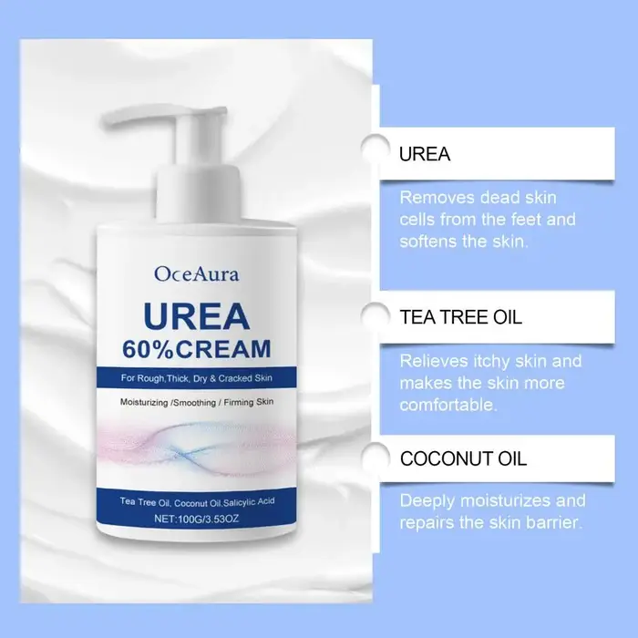 Crème à l'urée 60% 1/2 pièces