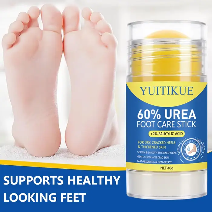Combo de crème d'urée et de baume pour les pieds parfumé à la pêche au 60% – Réparation puissante pour les talons