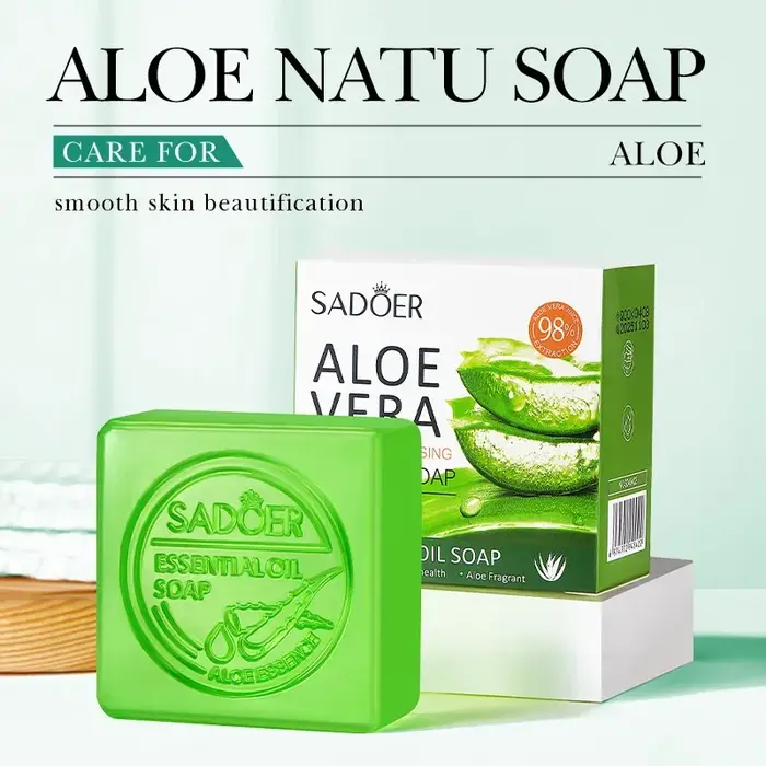 SADOER Aloe savon pour le visage mousse de lavage