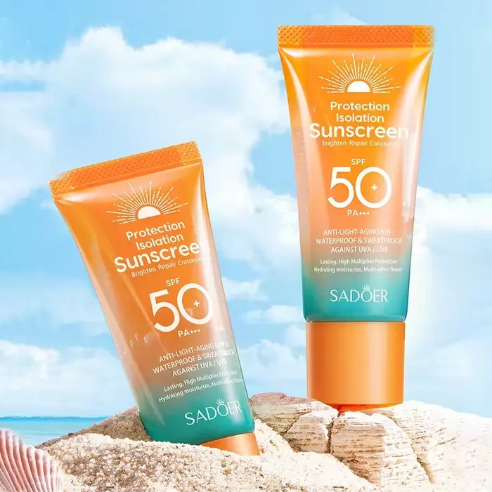 Crème solaire pour le visage et le corps