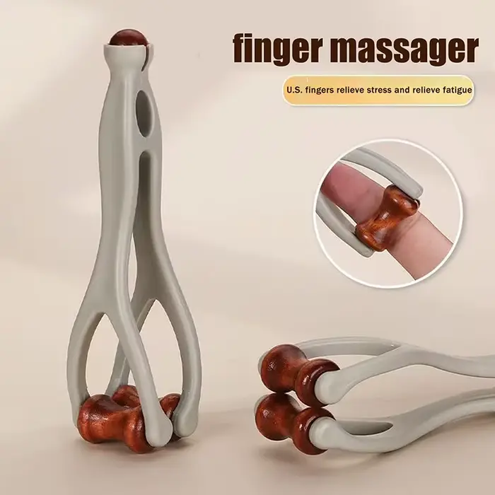 Rouleau de massage pour les articulations des doigts avec huile essentielle