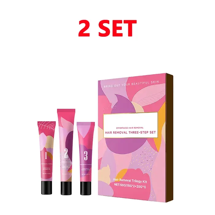 Nouveau Kit Crème Dépilatoire Visage 2026 – Épilateur Doux et Indolore pour Peaux Sensibles avec Gel Apaisant et Lotion Hydratante
