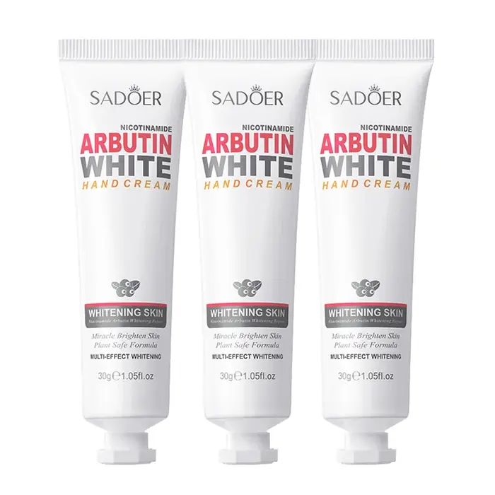 Crème pour les mains à l'arbutine et à la nicotinamide