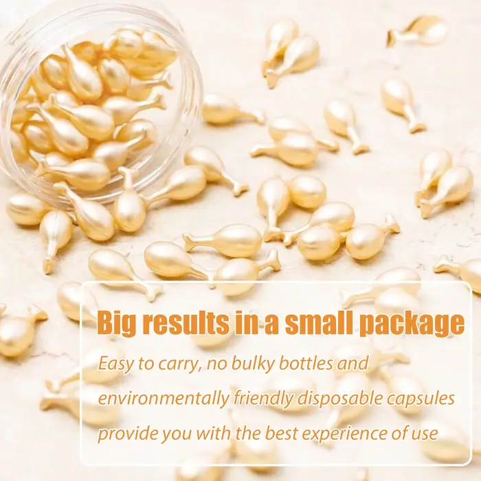 Capsules de soins du visage au collagène