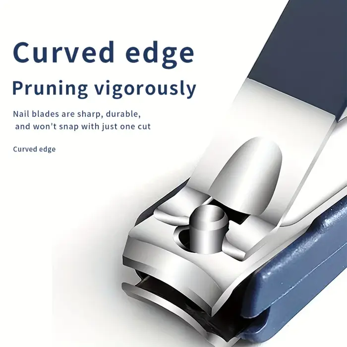Nouveaux coupe-ongles anti-éclaboussures de haute qualité avec une lame dure et une boîte de rangeme