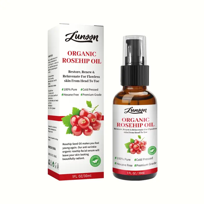 Huile essentielle de rose musquée hydratante, huile de rose musquée Anti-sèche et éclaircissante, hu