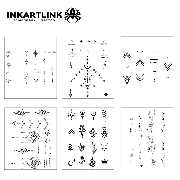 Tatouages artistiques au henné : élégants