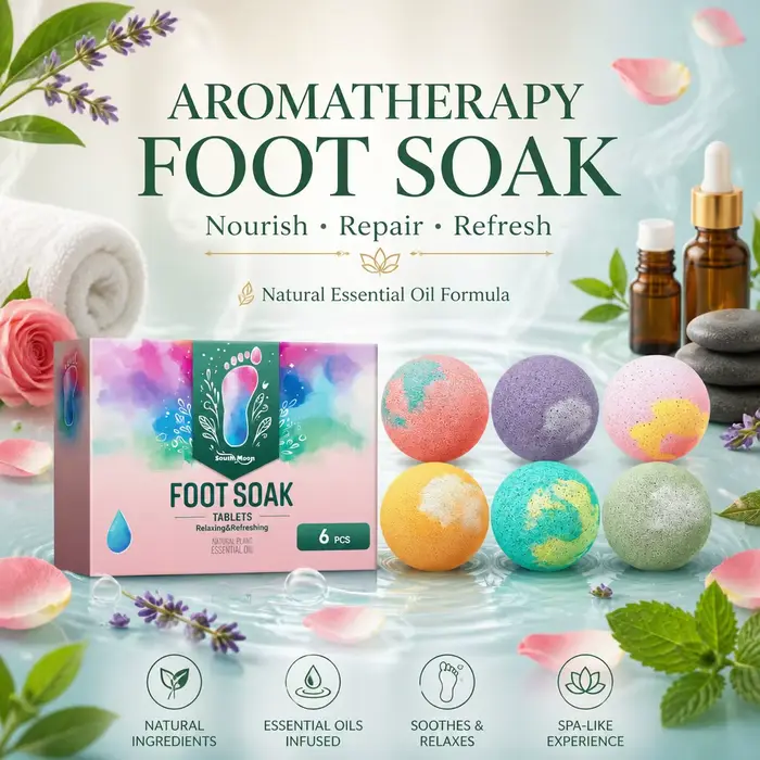 Balle de bain de pieds à l'aromathérapie