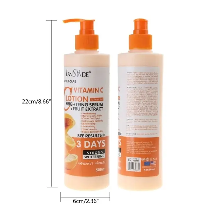 Lotion Corporelle Hydratante et Nourrissante à la Vitamine C