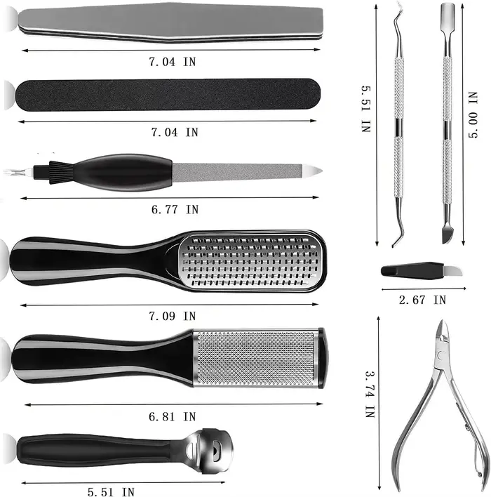 Kit de pédicure 8/10/23 en 1