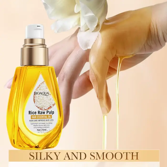 Huile Essentielle pour Cheveux à la Pulpe de Riz 70ml