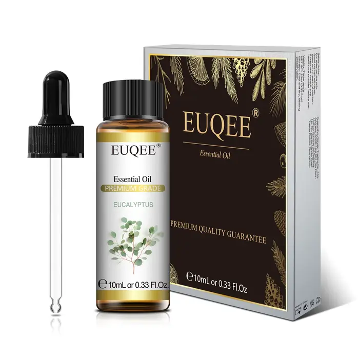 EUQEE 10ML huiles essentielles naturelles Eucalyptus menthe verte vanille lavande citron huile d'organo pour
