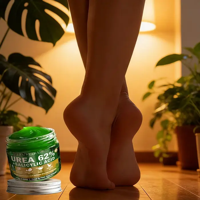 Crème pour les mains et les pieds YUITIKUE à l'urée 62% + acide salicylique | Hydrate en profondeur