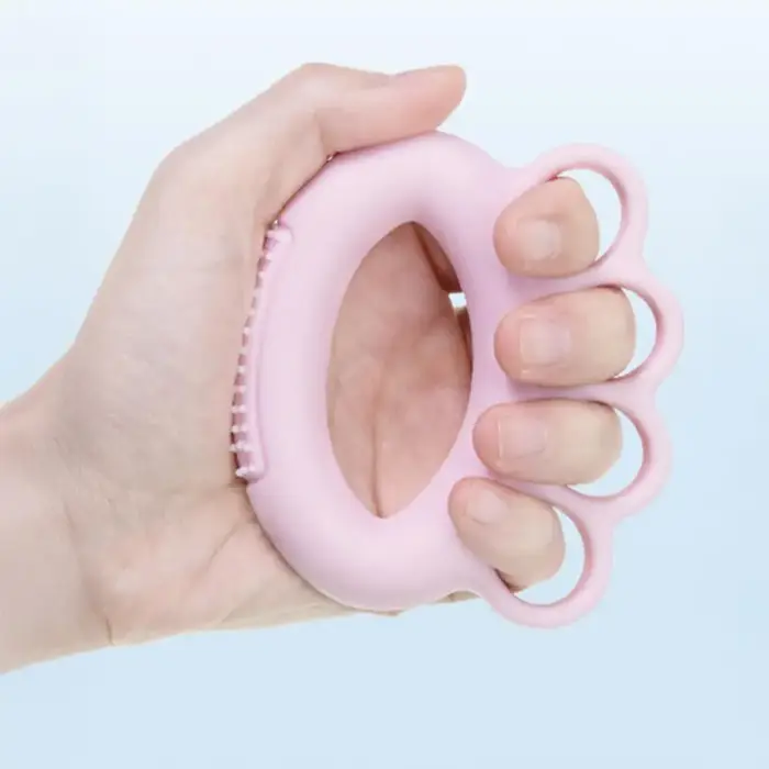 1 anneau de préhension en silicone pour la rééducation de la main