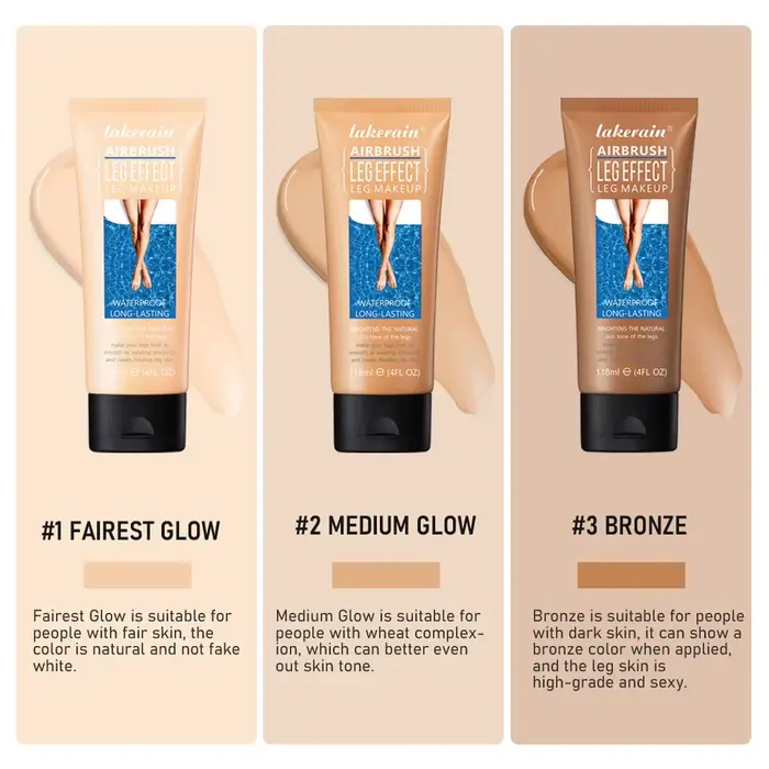 3 couleurs jambes correcteur taches foncées couverture crème de contour longue durée imperméable