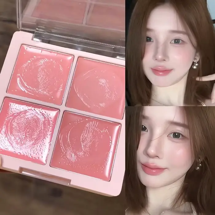 4 couleurs Blush crème naturel nu maquillage éclaircissant eau lumière pêche