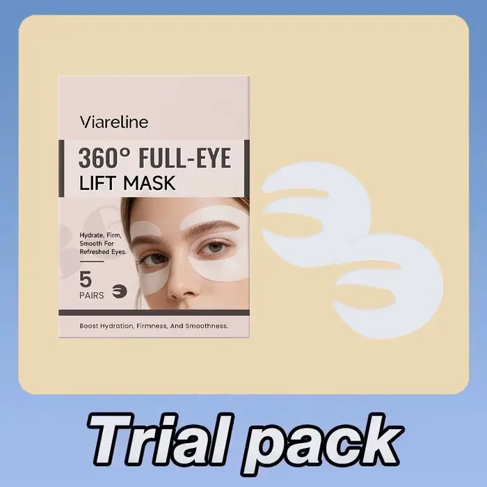Viareline Patchs hydratants pour les yeux à la vitamine C | Masque hydratant et nourrissant pour l