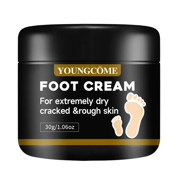 YOUNGCOME Crème pour les pieds pour talons extrêmement secs et craquelés et peaux rugueuses, baume h