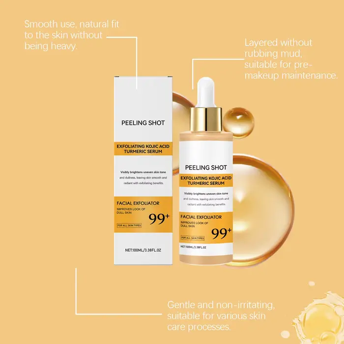 Spray et sérum à l'acide kojique et au curcuma