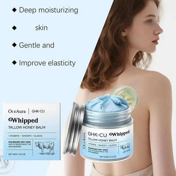 Crème au suif de bœuf GHK-CU aux peptides de cuivre