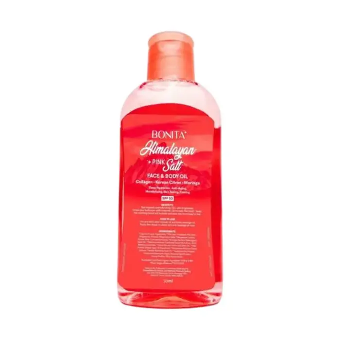 Original Bonita himalayen rose sel tournesol lavande visage corps huile collagène hydrater réduire l