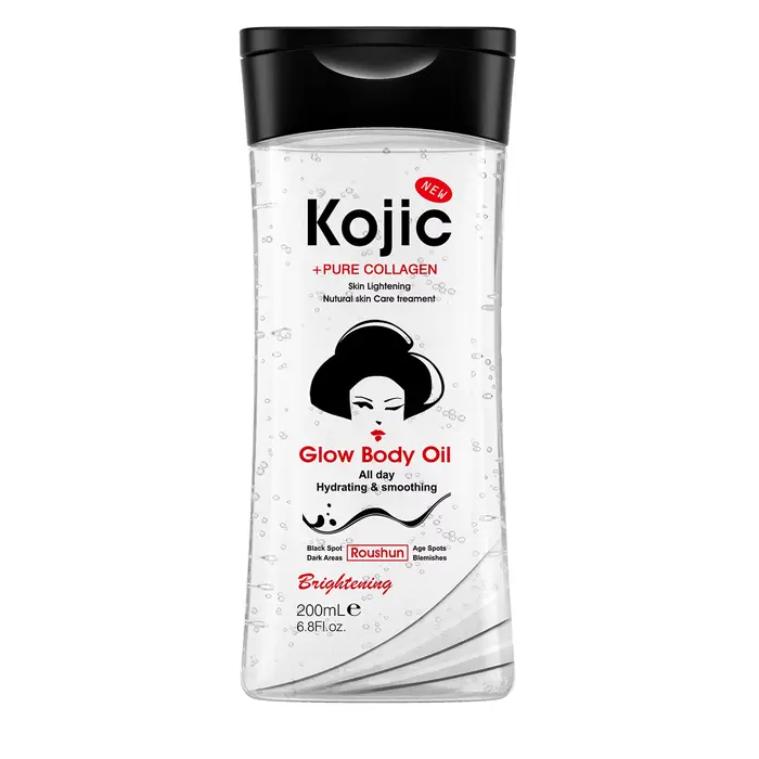 200ml Huile corporelle à l'acide kojique Huile essentielle pour le corps Huile de soin de la peau Hy