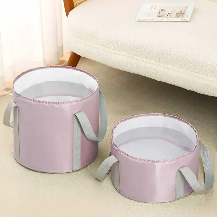 Bassin pliable multifonctionnel portable, bassin pour bain de pieds, bassin de trempage avec rétenti
