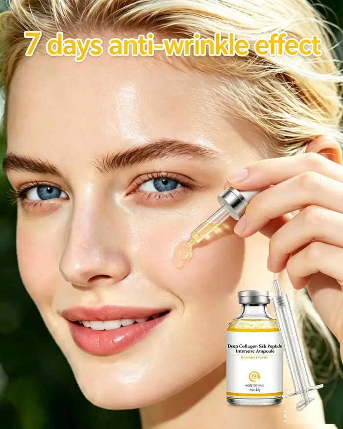 Ampoule intensive au collagène et aux peptides de soie