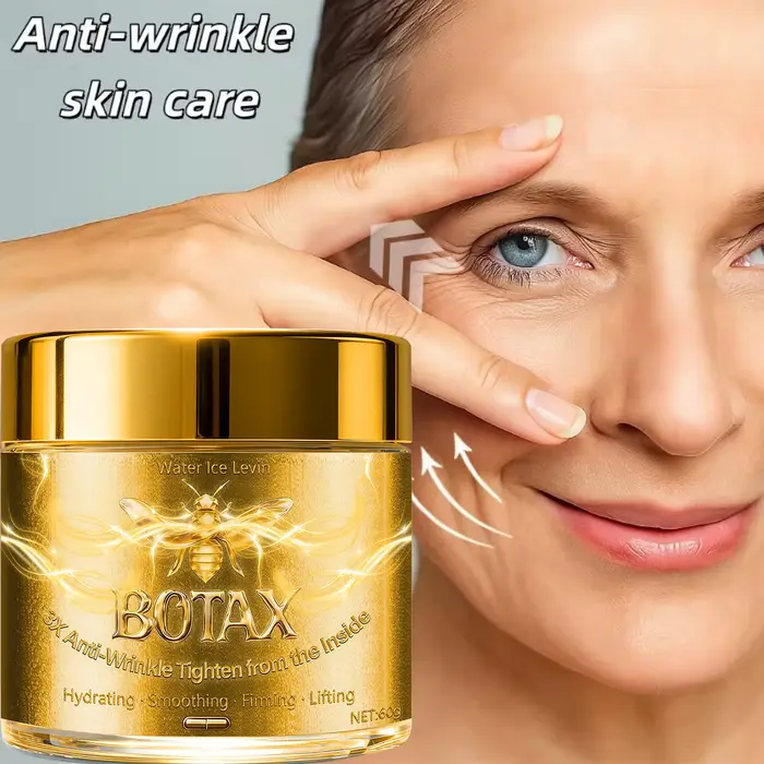 Crème visage anti-âge au venin d'abeille avec acide hyaluronique et rétinol