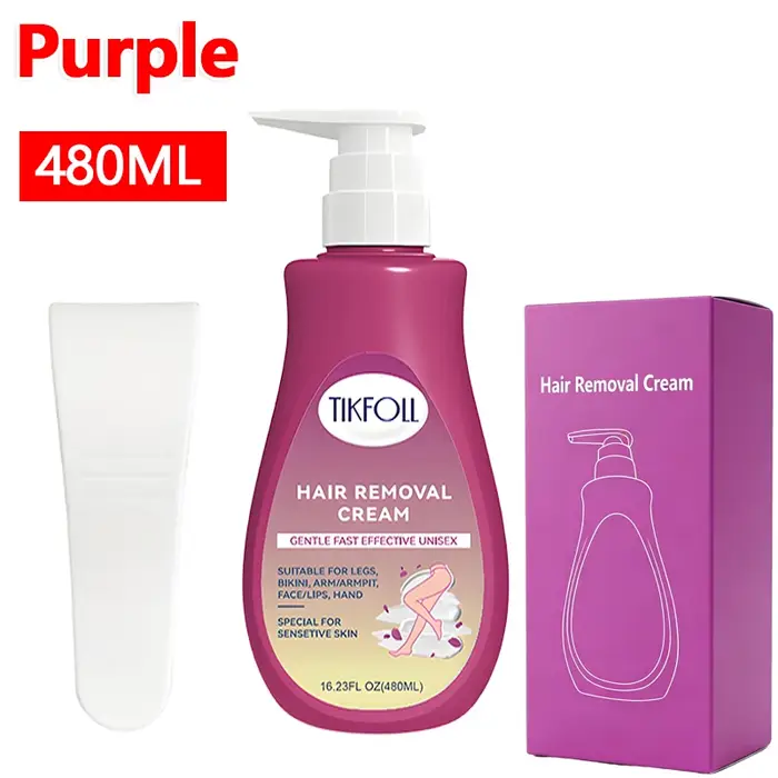 Crème dépilatoire 480ml à action rapide et douce pour hommes et femmes