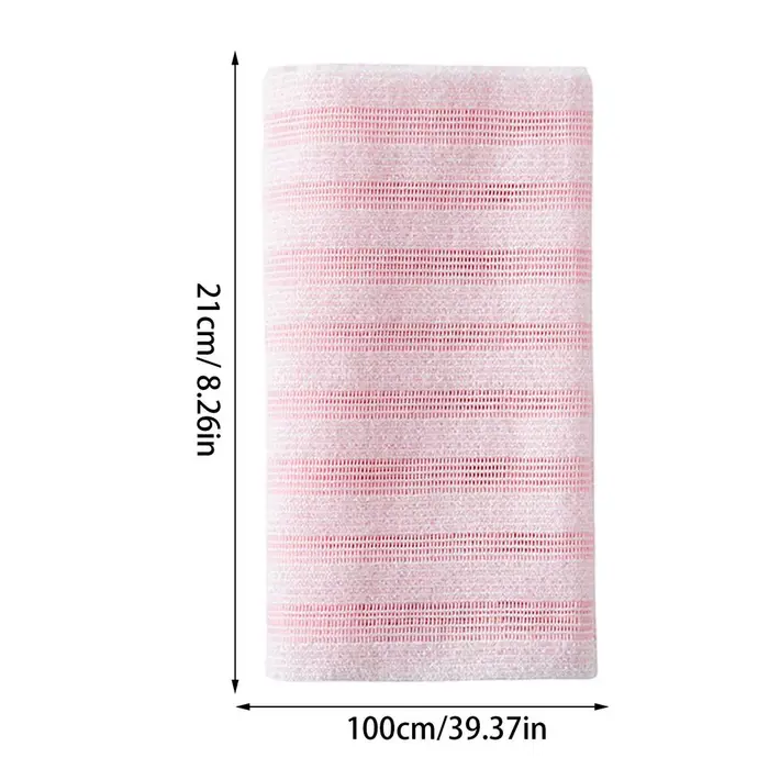 Serviette exfoliante pour le corps, éponge de bain exfoliante, chiffon de lavage pour le dos, éponge