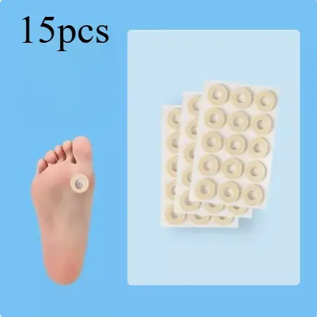15 coussinets anti-callosités auto-adhésifs pour le dessous des pieds