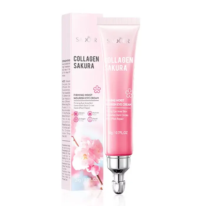 SADOER Sakura crème pour les yeux Anti cernes élimination yeux sacs raffermissant hydratant crèmes p