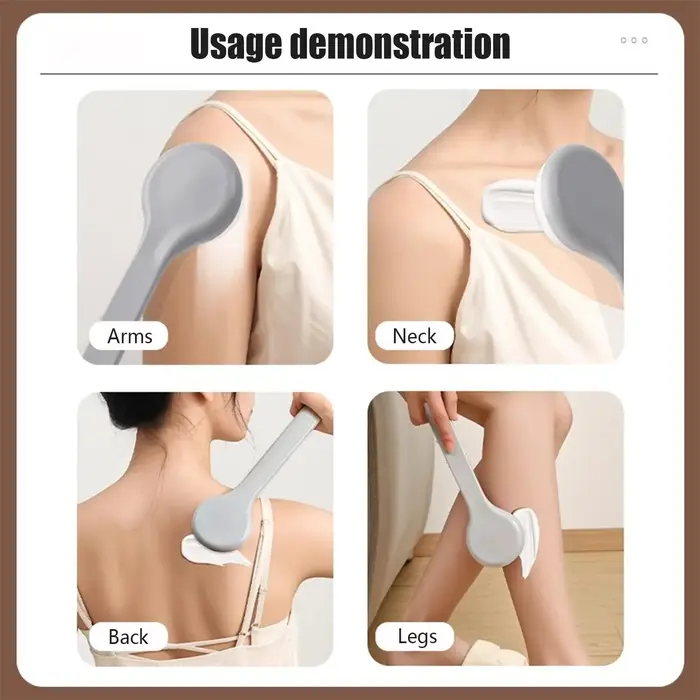 Applicateur de crème pour le dos à long manche