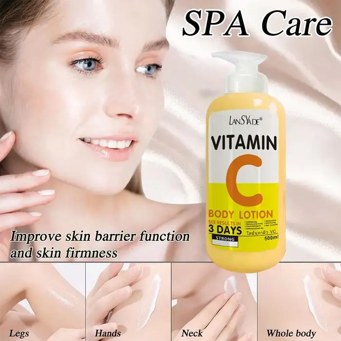 Crème corporelle à la vitamine C 500 ml