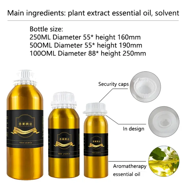 Huile essentielle d'hôtel d'huile aromatique pour diffuseur