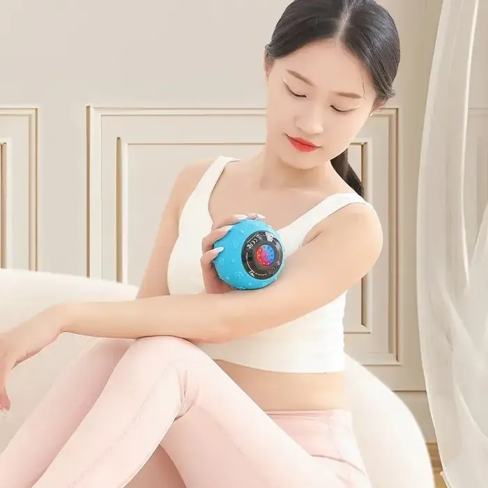 Balle de massage vibrante rechargeable à 5 vitesses