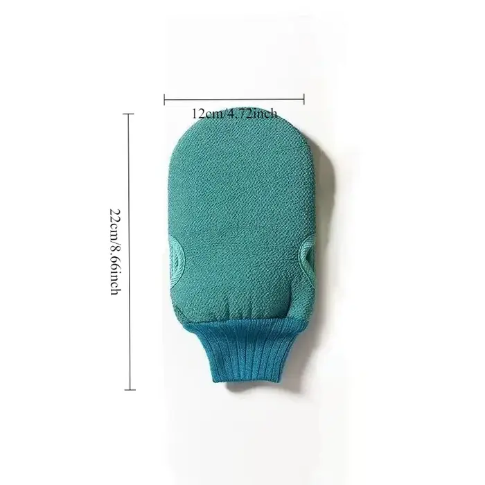 Gants exfoliants pour peaux mortes