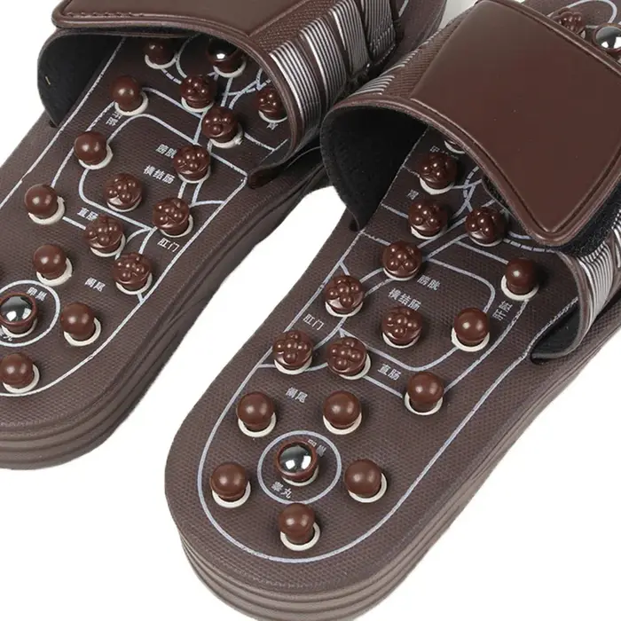 Massage Pieds Chaussons D’Acupuncture Outils De Massage Activation De Point Réflexologie Soulagement