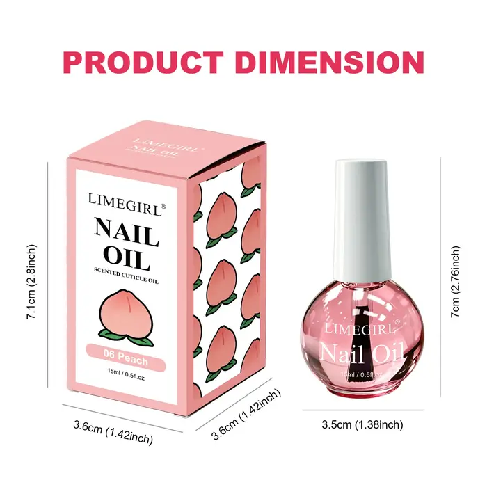 LIMEGIRL 6 Huiles pour cuticules parfumées