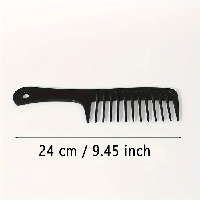 Peignes à dents larges 1/4, manche en plastique ABS antistatique et durable, cheveux lisses, adaptés