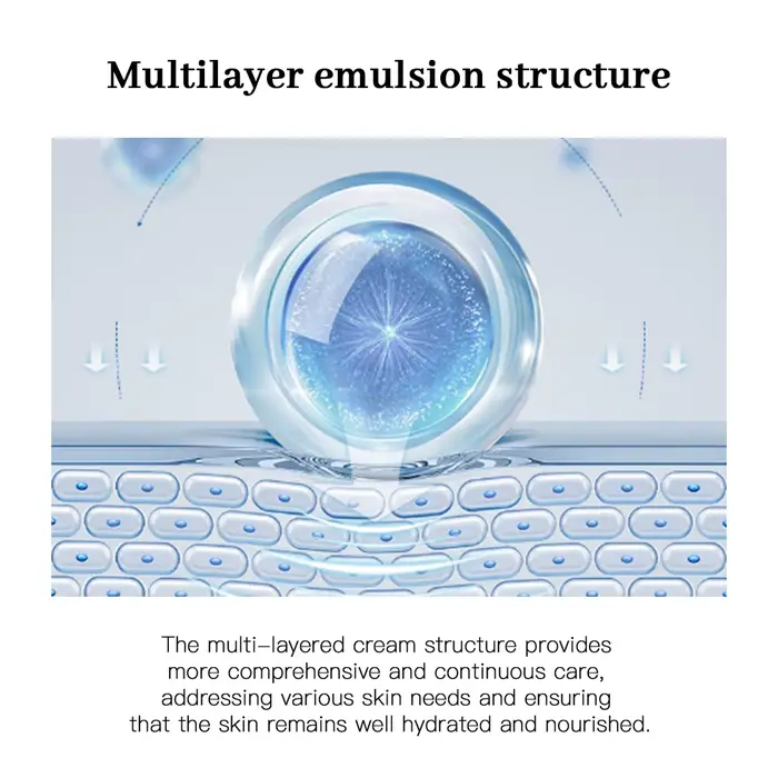 345 crème de soulagement adresse imperfections nourrir Anti- sucre Anti-oxydation soin apaisant Lifting du visage
