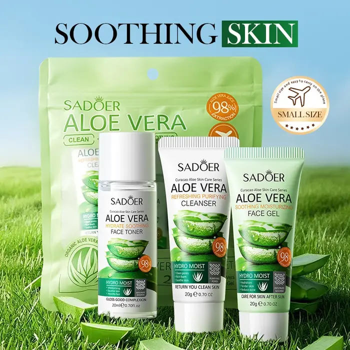 Ensemble de soins pour la peau du visage nettoyant