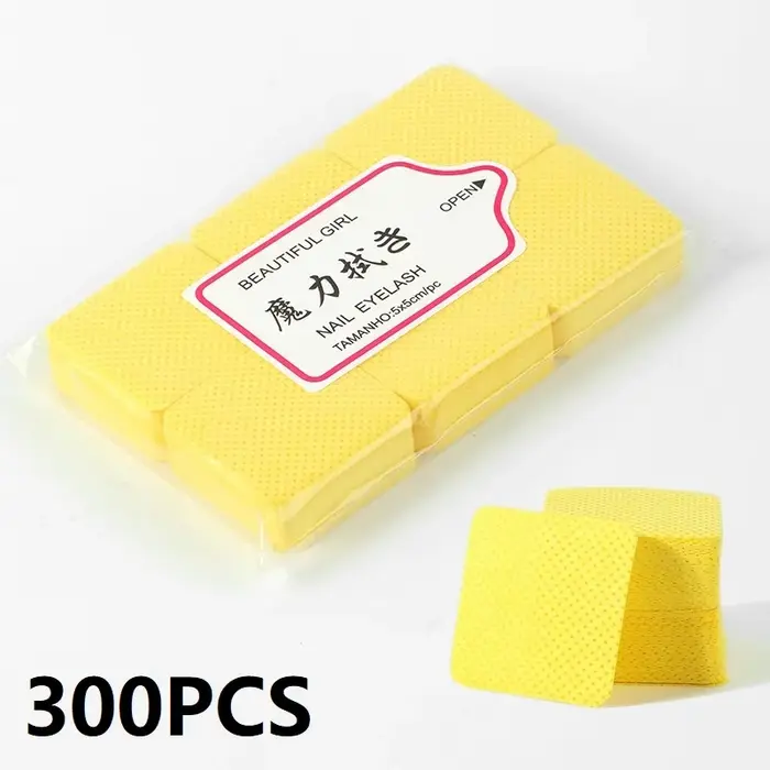 Lingettes pour ongles non pelucheuses