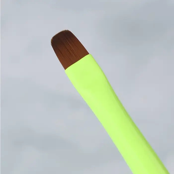 Brosse à ongles verte, brosse à Gel pour manucure, stylo d'extension de Gel UV acrylique, vernis à o