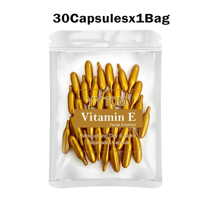 Capsules de sérum à la vitamine E, capsules d'essence à usage unique, hydratantes et nourrissantes p
