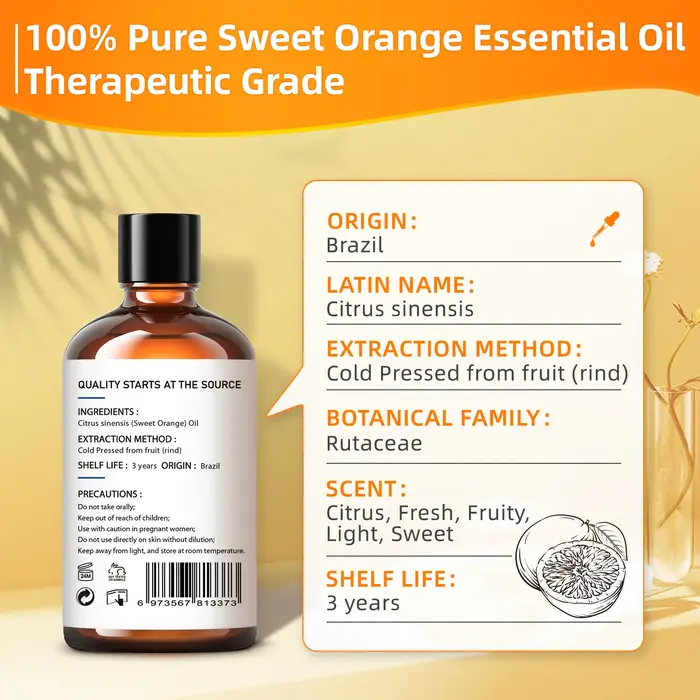 Château essentiel à l'orange douce