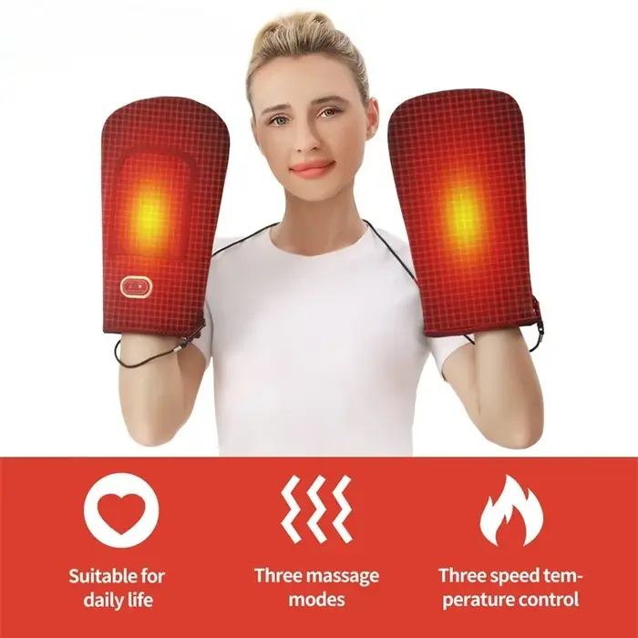 Gants chauffants électriques pour soulagement rapide de la douleur