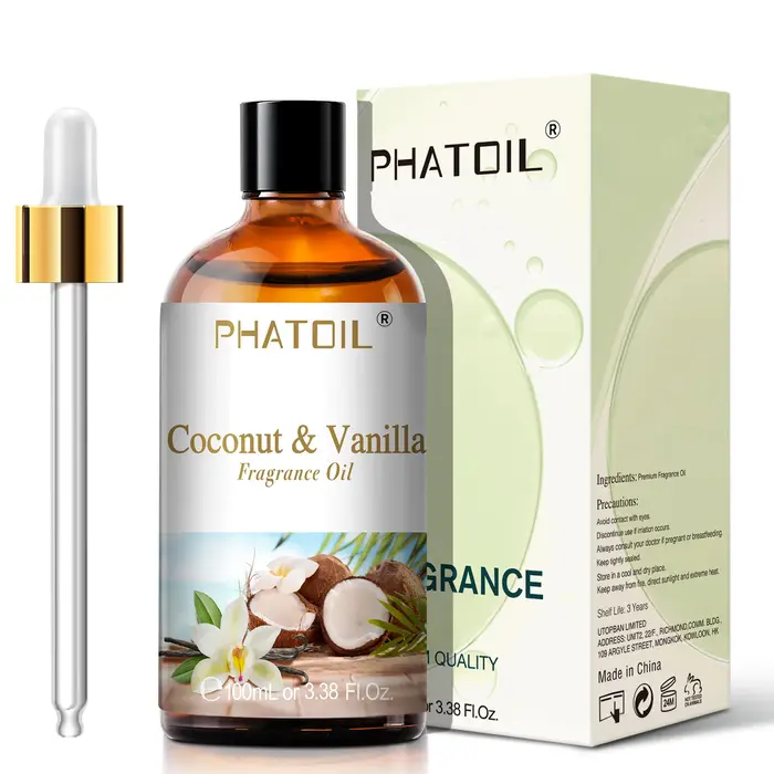 PHATOIL-Château parfumé série Fruit avec compte-gouttes en verre, AMP et vanille Harvey mangue, aucu